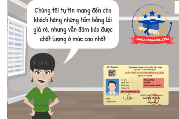 bằng lái xe giả uy tín