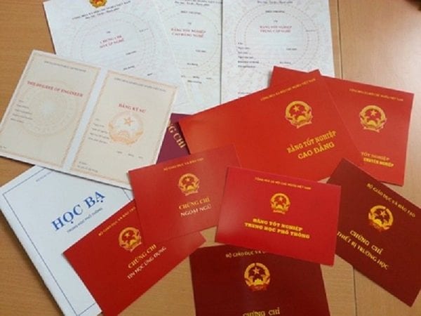làm bằng trung cấp có hồ sơ gốc