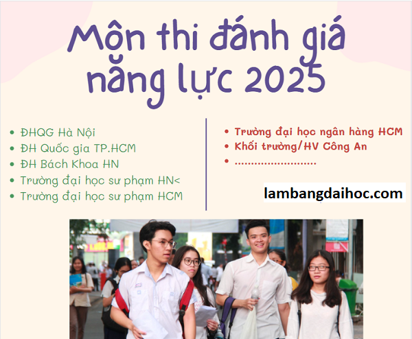 thi đánh giá năng lực 2025