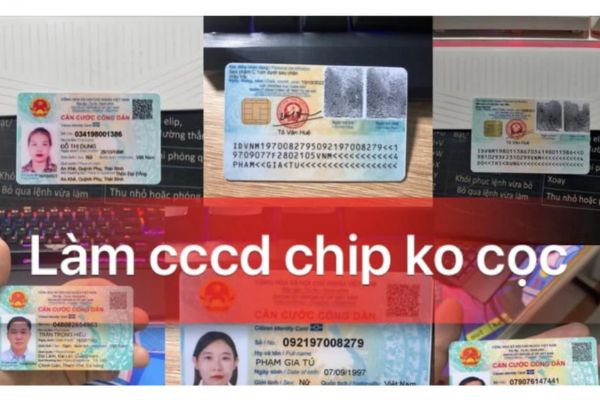 làm căn cước công dân không cọc