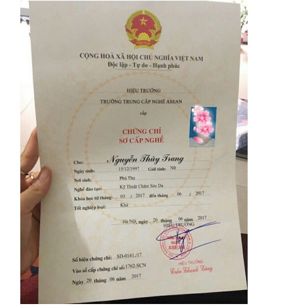bằng trung cấp nghề
