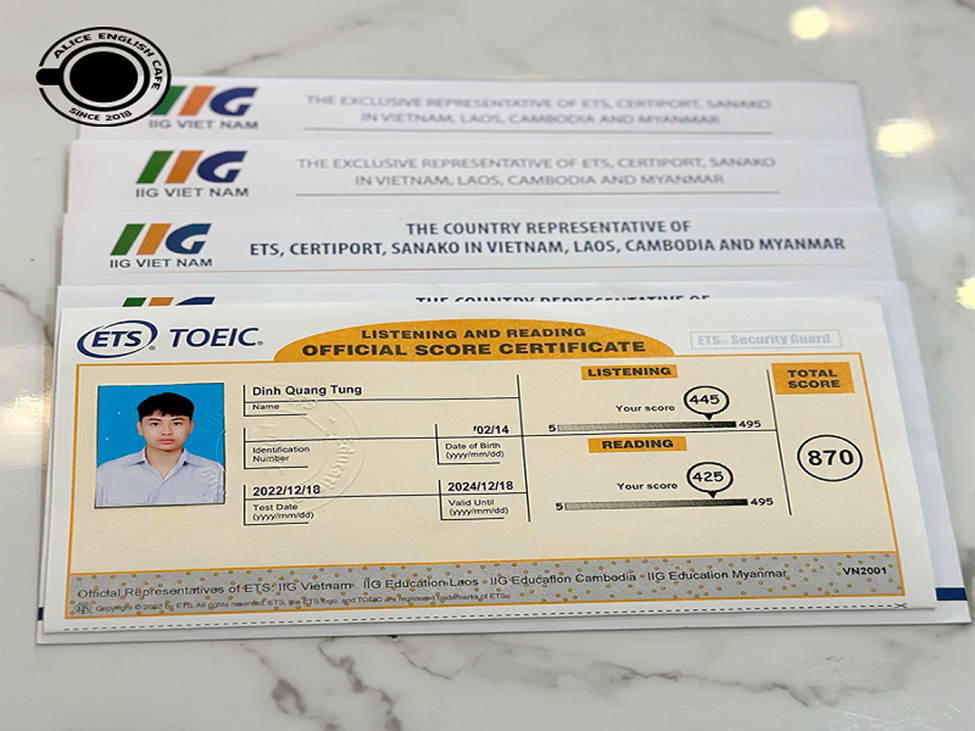 Làm chứng chỉ TOEIC
